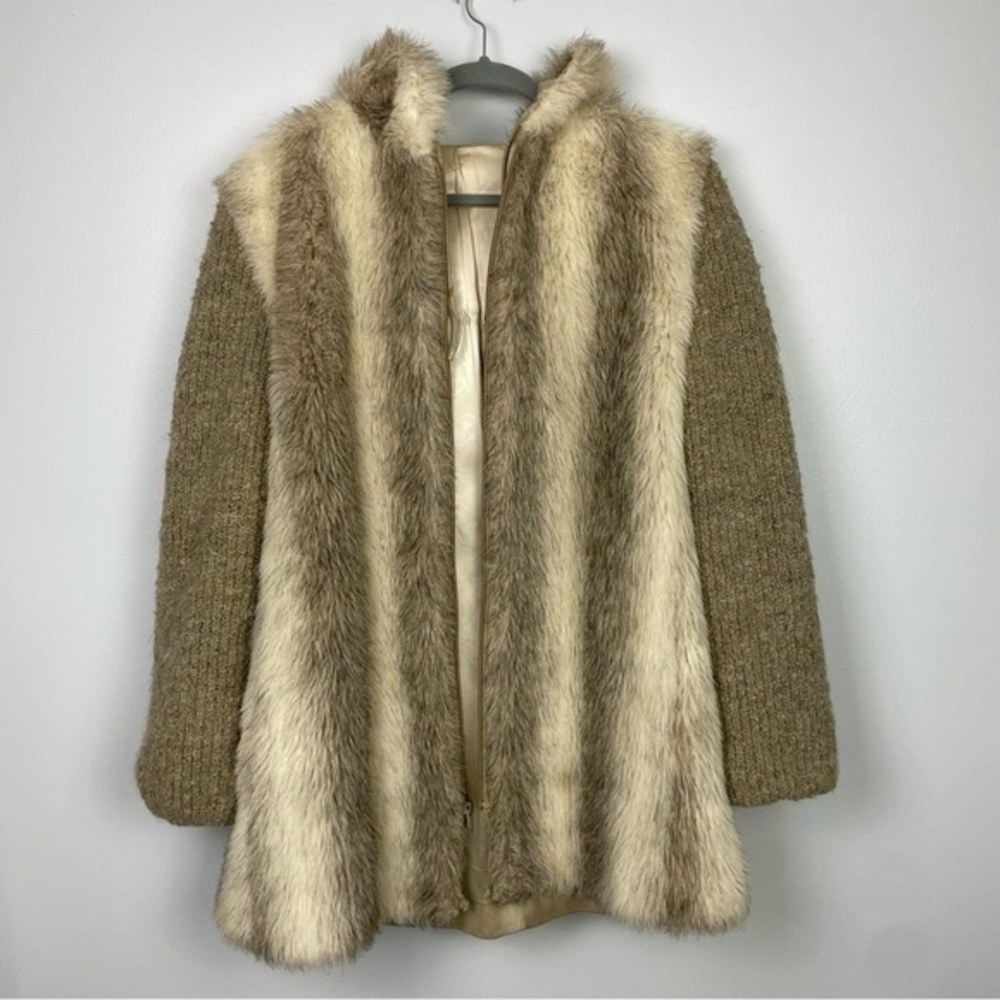 Vintage‎ Faux Fur Teddy Jacket